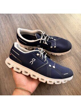 On Cloud 6 Mens Generation blue/white sneakers running shoe Sz 11 Slip On